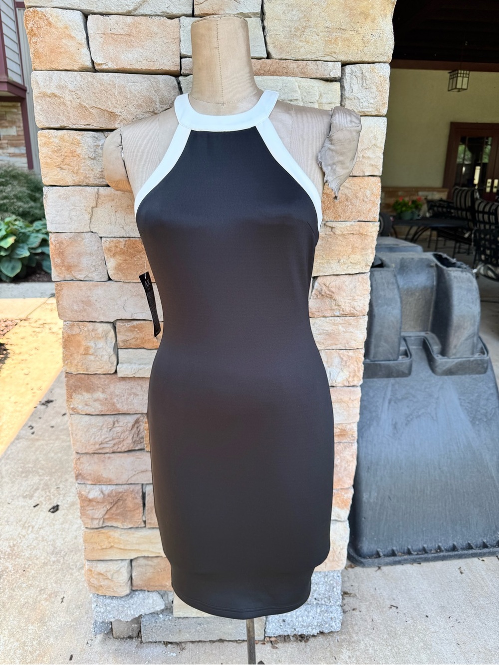 AX Paris Black Dress Form Cover with Branded Tag